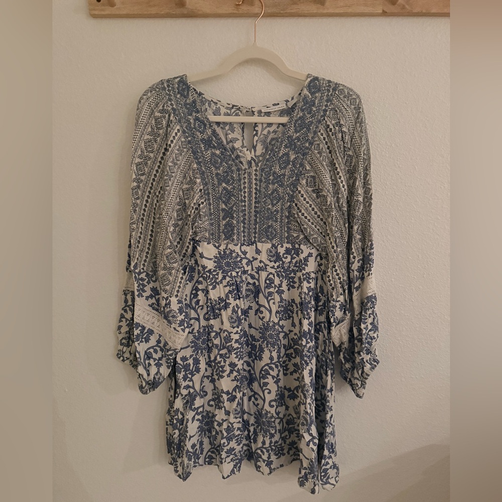 2 for $40 🔸 Sincerely Jules Floral Bobo Dress- Size Large